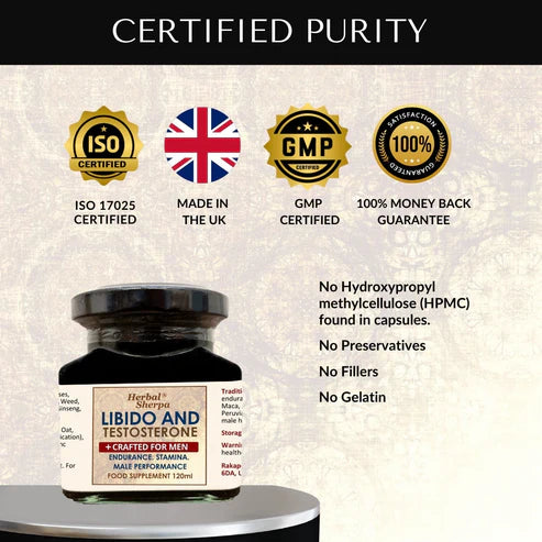 Herbal Sherpa Men’s Natural Testosterone & Libido Support (120ml)