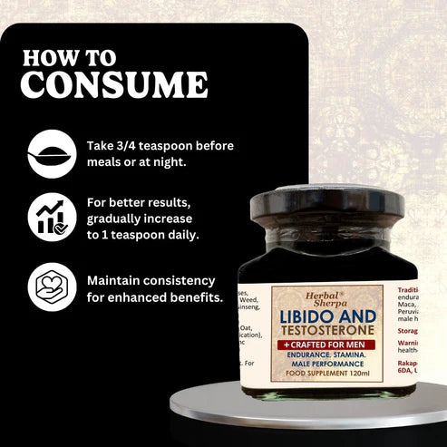 Herbal Sherpa Men’s Natural Testosterone & Libido Support (120ml)