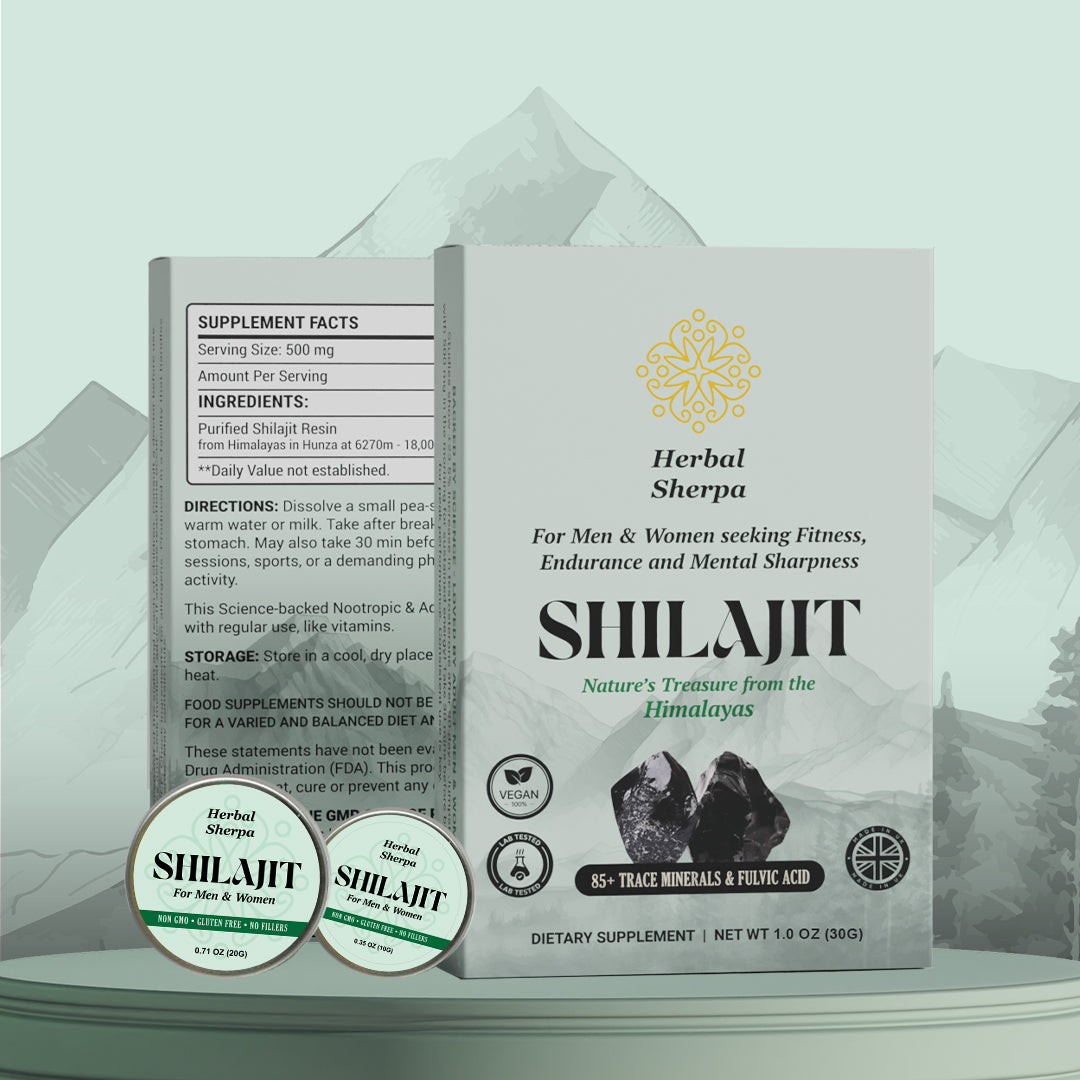 Natural Mineral Resin – Plant-Based Wellness Supplement – Travel-Friendly 2-Pack (30g Total)-Herbal Sherpa