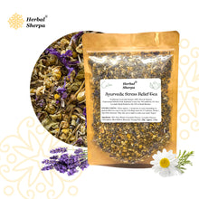 Load image into Gallery viewer, Stress Relief Tea - Ancient Ayurvedic Recipe, 100% Pure &amp; Natural, Herbal 30-120g
