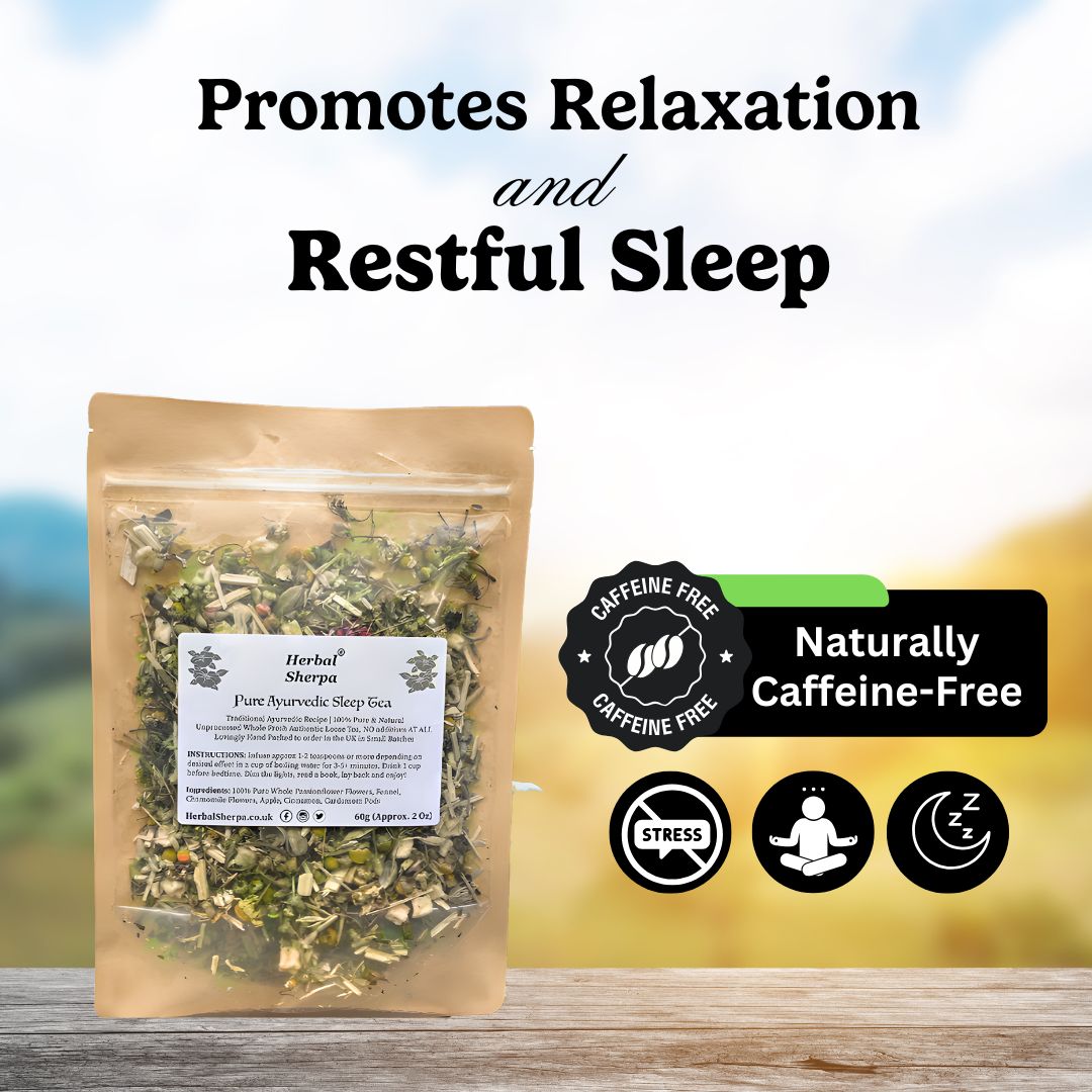 Evening Herbal Tea Blend – Chamomile, Apple, Fennel – Loose Leaf (30–120g)-Herbal Sherpa