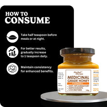 Load image into Gallery viewer, Herbal Sherpa Medicinal Grade Honey + Turmeric 150g Glass Jar.
