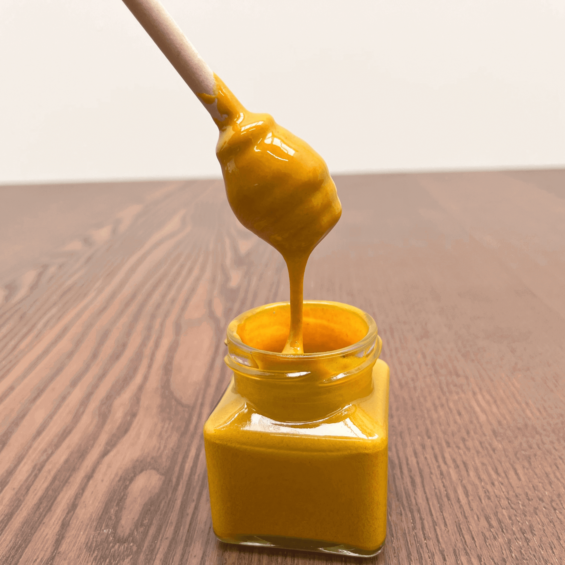 Raw Mountain Honey with Turmeric – Cold-Extracted Natural Blend – 150g Glass Jar-Herbal Sherpa