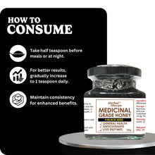 Load image into Gallery viewer, Herbal Sherpa Medicinal Grade Honey + Black Seed 150g Glass Jar
