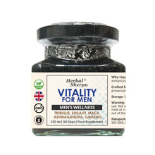 Load image into Gallery viewer, Men’s Botanical Wellness Blend – 25 Natural Ingredients for Daily Vitality – 120ml-Herbal Sherpa
