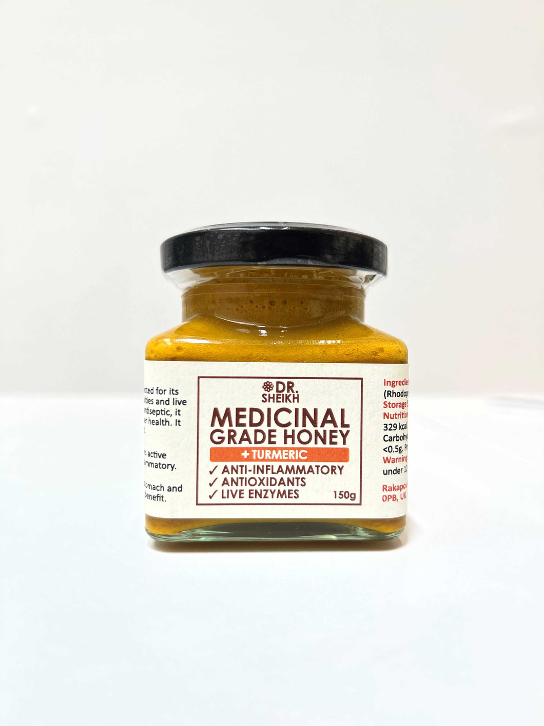 DrSheikh Medicinal Grade Honey + Turmeric