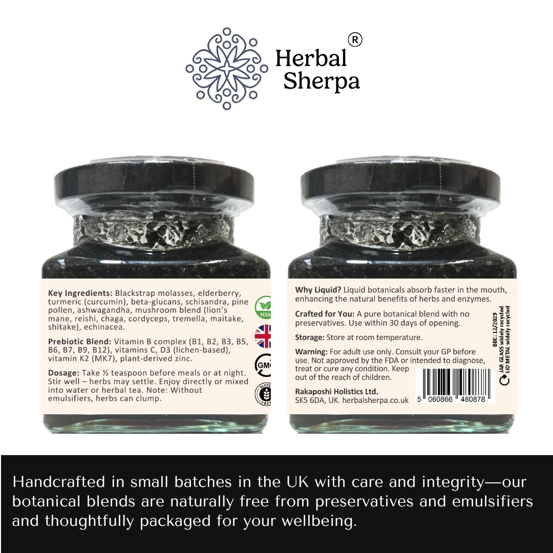 Herbal Sherpa Immune Defence Supplement – 120ml (30 days)-Herbal Sherpa