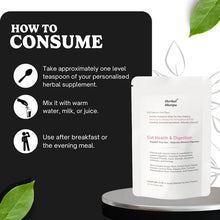 Load image into Gallery viewer, Herbal Sherpa-Gut health, Constipation, Restore Digestion. Leaky Gut Repair. Gas &amp; Bloating Relief. Made to Order. 30-Day Supply.

