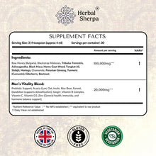 Load image into Gallery viewer, Herbal Sherpa Men’s Natural Testosterone &amp; Libido Support (120ml)

