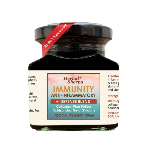 Herbal Sherpa Immunity & Anti-Inflammatory Blend. 120ml 30 Days