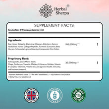 Load image into Gallery viewer, Herbal Sherpa Immunity &amp; Anti-Inflammatory Blend. 120ml 30 Days
